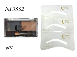 sombra para cejas c/2 tonos gama de 4 b.r