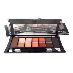 paleta de sombra para ojos y cejas gama de 2 b.r