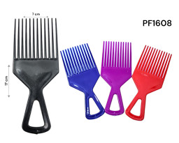 peine afro colores (paq c/12pz)