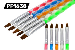 pinceles set acrílico paquete 5pz varios numeros