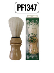 brocha de afeitar barberia mango madera (miguel)