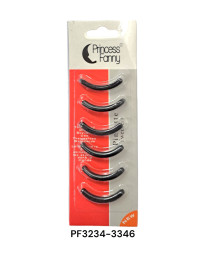 repuesto de rizador negro c/6