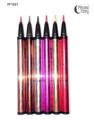 pinceles set delineador gliter con c/6 precio