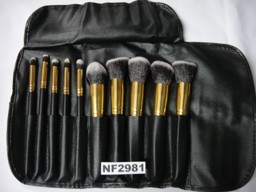 brochas set profesional 10 pzas. b.r.a