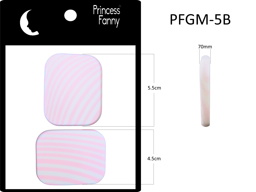 pro esponja cosmetica rect. zebra rosa b.r.a