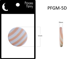 pro esponja cosmetica circular zebra b.r.a