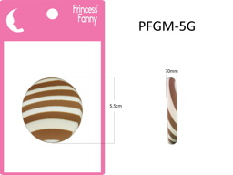 pro esponja cosmetica circular zebra cafe b.r