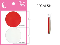 pro esponja cosmetica circular bicolor (2 pzs)