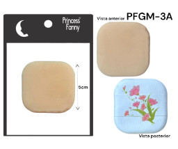 polvera pro esponja cosmetica cuadrada