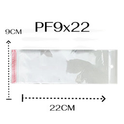 bolsa celofán a 9x22 b.r.