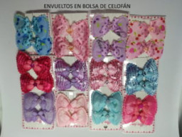 broche moño tela 2piezas b.r