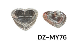 godete de crystal (corazón) con tapa