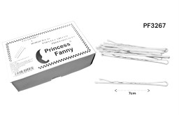 pasador caja con 500grms pasadores blanco 7cm
