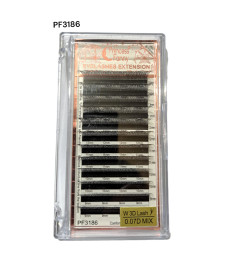 pestaña 1x1 3d 9mm - 15mm