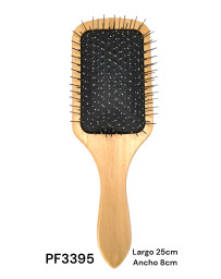 cepillo madera con cerdas de alfiler