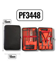 set manicure rojo 23pz
