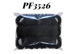 liga elastica negra 6.5 b.r.a paq c/100 pz