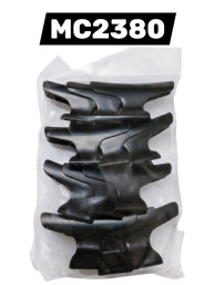 docena de pinza de estilista negro