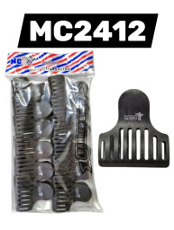 docena de pinza para estilista negra 5.5cm