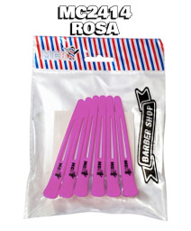 paq con 6 picos de garza rosa para estilista